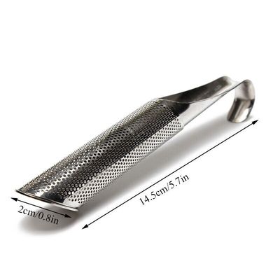 Edelstahl-Langgriffe Gewürzspülmaschine Mesh-Rohr-Tee-Infuser für Küchengeräte