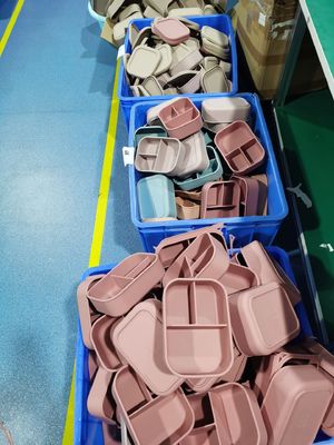 418g Leckdicht Kinder-Schule Silikon Lunchbox mit Deckel Öko-freundlich und leicht zu reinigen