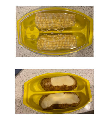 BPA-freier Mikrowellendampfer Maiskartoffelkocher Geschirrspüler sichere individuelle Farbe