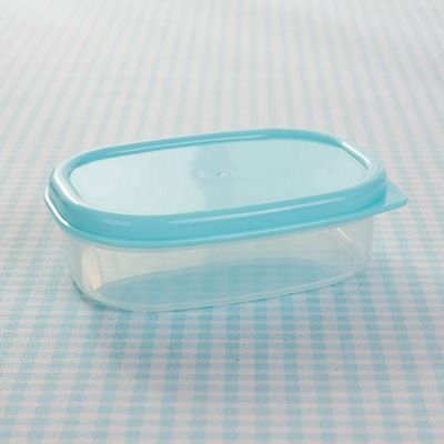 Lebensmittellagerlösung Rechteckiger transparenter BPA-freier Kühlschrankorganisierer aus Kunststoff