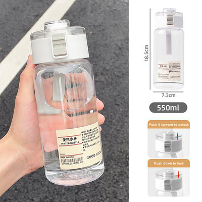 Anwendbar für Erwachsene Durchsichtige Plastikflasche mit individuellem Material