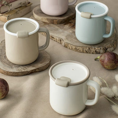 Kaffeemügel Büro Tischtop Teetasse Geburtstagsgeschenk 420ml mit Deckel Wärmeschutz