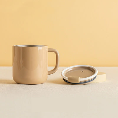 Kaffeemügel Büro Tischtop Teetasse Geburtstagsgeschenk 420ml mit Deckel Wärmeschutz