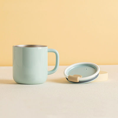 Kaffeemügel Büro Tischtop Teetasse Geburtstagsgeschenk 420ml mit Deckel Wärmeschutz