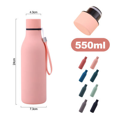 Halten Sie Ihre Getränke bei der perfekten Temperatur mit einer 550ml Edelstahl Vakuum-Wasserflasche
