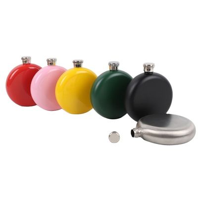 5oz Runde Edelstahl Hüftflasche Geschenke perfektioniert mit runden Form