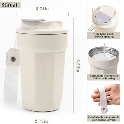 Edelstahl Kaffeetasse für moderne Autos mit Vakuumdämmung