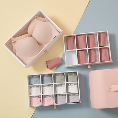 Bequeme Lagerlösung Staubdichte Plastikbox für Unterwäsche und Socken