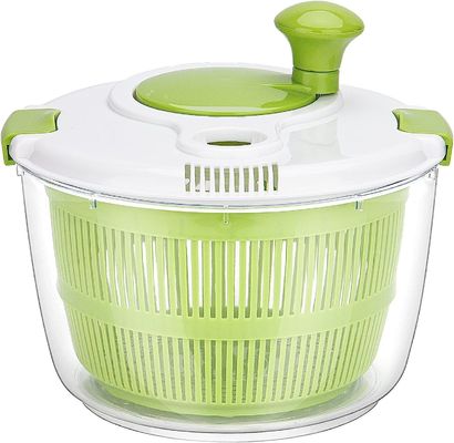 Komfortable Handfläche 5L großer Salat Spinner Trockner mit individuellem Logo akzeptabel
