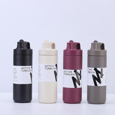 304 Edelstahl Japandi Design Style 550ml Doppelwand Vakuumflasche mit Griff