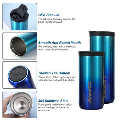 Geschäftsgeschenke 550 ml Edelstahl Vakuum Isolierung Reisemug mit undichtem Deckel