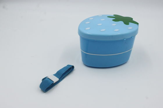 Erdbeerenförmiger Lebensmittelbehälter für Kinder 15x12x8.7cm