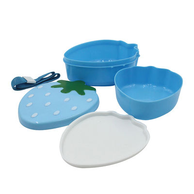 Erdbeerenförmiger Lebensmittelbehälter für Kinder 15x12x8.7cm