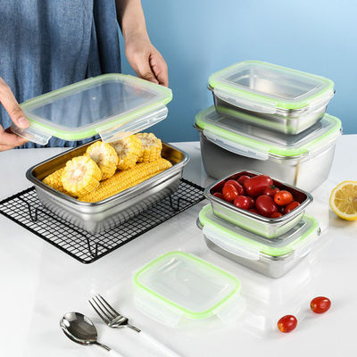 Nicht-giftig 304 Edelstahl Lunchbox Nahrungsmittelsäurebeständig Geruchlos und geschmacklos