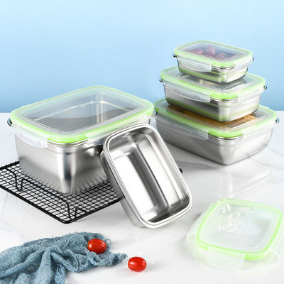 Nicht-giftig 304 Edelstahl Lunchbox Nahrungsmittelsäurebeständig Geruchlos und geschmacklos