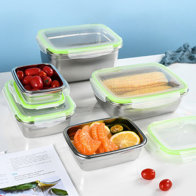 Nicht-giftig 304 Edelstahl Lunchbox Nahrungsmittelsäurebeständig Geruchlos und geschmacklos