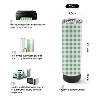 20oz Kapazität Musiklautsprecher Tumbler American Style Design mit abnehmbarem LED-Licht