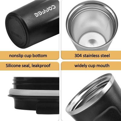 Edelstahl-Reisemug 510 ml Isolierter Kaffeespritz-Staubsauger für Geschenke