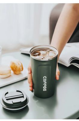 Edelstahl-Reisemug 510 ml Isolierter Kaffeespritz-Staubsauger für Geschenke