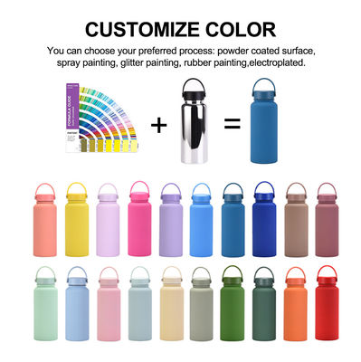 CLASSIC Design 32oz breiter Mund Doppelwand Edelstahl Wasserflasche für umweltfreundlich