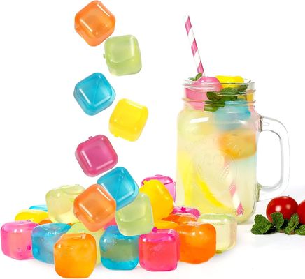 Farbenfrohe Eiswürfel 310g aus Lebensmittelmaterial BPA-freiem Kunststoff
