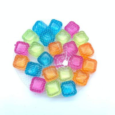 Farbenfrohe Eiswürfel 310g aus Lebensmittelmaterial BPA-freiem Kunststoff