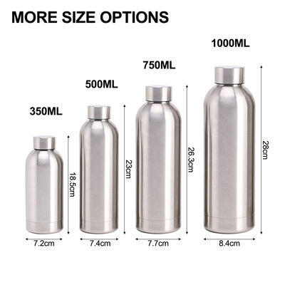 Doppelwandige Edelstahl 750 ml isolierte Trinkwasserflasche für das Kochen von Wasser