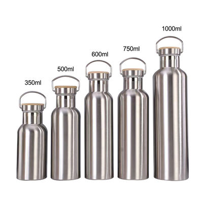 500 ml/750 ml Vakuum isolierte Getränkeflaschen mit nachhaltigem Doppelwand-Edelstahl
