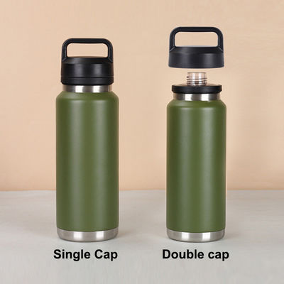 Edelstahl 26oz Wasserflasche Großkapazität 36oz Doppelwand Portable 18oz Flaschen