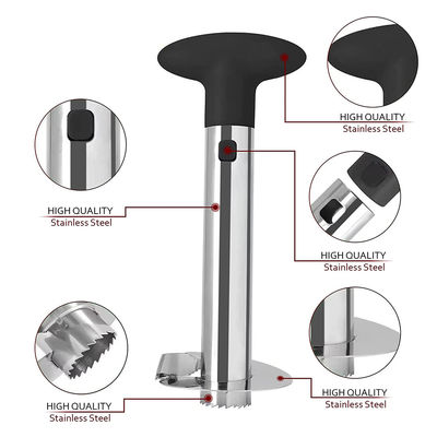 Edelstahl 304 Ananas Corer Slicer Schnelle Küchengadget für einfache Kernentfernung