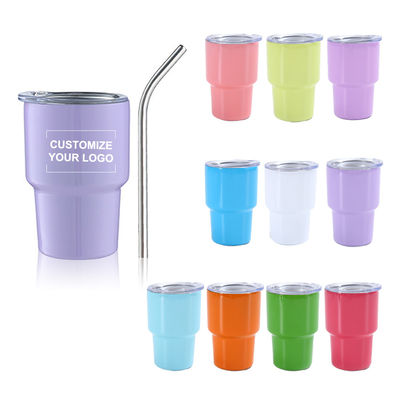 Wiederverwendbares Mini-Tumbler-Schussglas aus 304 Edelstahl mit individuellem Logo