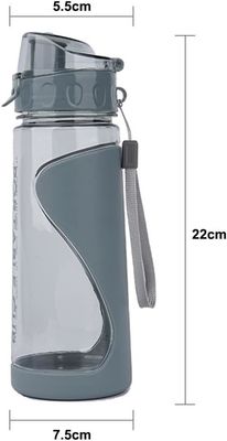 PLASTIC Flip Top 570ml Sportflaschen für Erwachsene