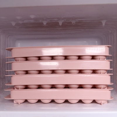 BPA-freie Kreis-Eisschüssel für den Gefrierschrank Kleine runde Eiswürfel-Schüssel Runde Kugel
