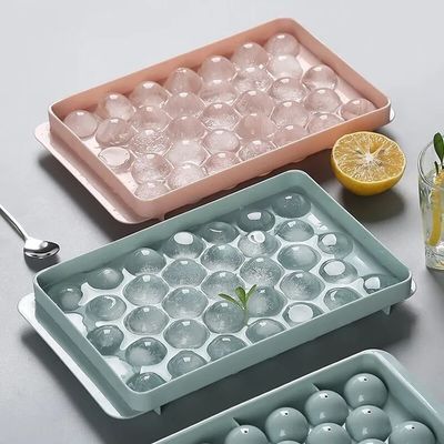 BPA-freie Kreis-Eisschüssel für den Gefrierschrank Kleine runde Eiswürfel-Schüssel Runde Kugel