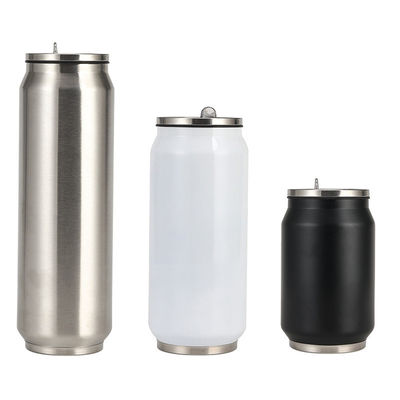 304 Edelstahl Doppelwand-Vakuum-Tasse mit Deckel und Stroh für den individuellen Druck