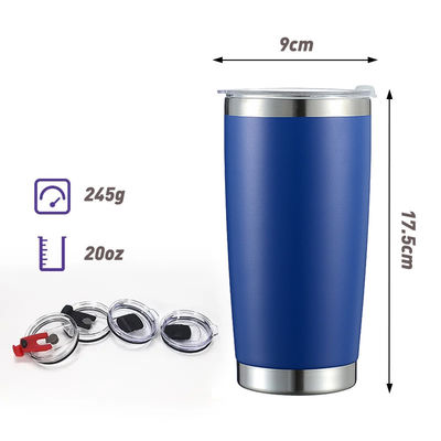 Reise Anlass 20oz isolierter Kaffeetumbler mit benutzerdefiniertem Doppelwand-Edelstahl