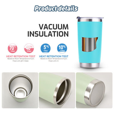 Reise Anlass 20oz isolierter Kaffeetumbler mit benutzerdefiniertem Doppelwand-Edelstahl