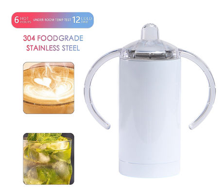 Sublimation Edelstahl Tumbler 12oz BPA-freie Wasserflasche für Kleinkinder Trinken
