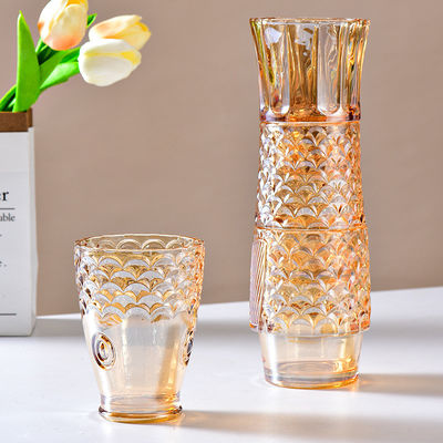 Handgefertigte Amber Blau Grau Glas Koi Fisch Set für Geschäftsgeschenke im amerikanischen Stil