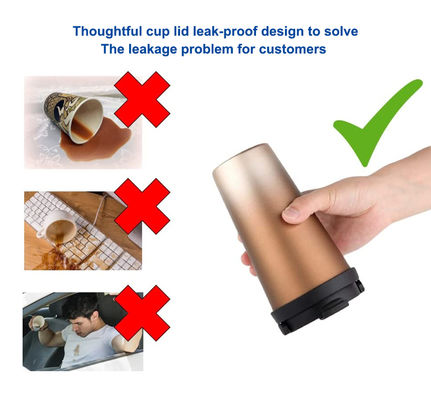 500 ml Kapazität Wärme-Leckage-Proof Edelstahl Vakuum isolierte Reisemug mit Griff
