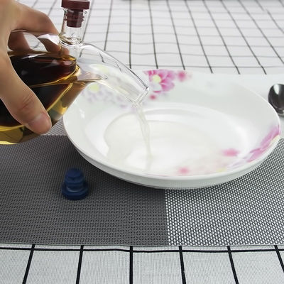 Komfortable Glas 2 in 1 Trennmittel Öl Wasser Sauce Topf für die Küche 350ml 100ml Kapazität