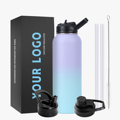 Wärmedämmungsleistung 24 Stunden kalt halten 32oz Edelstahl Wasserflasche