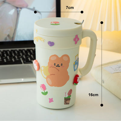Maßgeschneiderte Doppelwand aus Edelstahl Isolierter Vakuum-Tumbler Kaffee-Reisemug für 333g