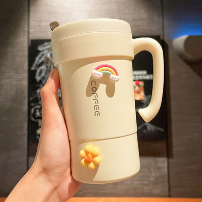 Maßgeschneiderte Doppelwand aus Edelstahl Isolierter Vakuum-Tumbler Kaffee-Reisemug für 333g