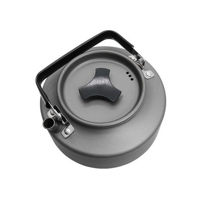 1.1L Portable Camping Teekessel Aluminiumlegierung Wasserkessel für Wandern und Campen