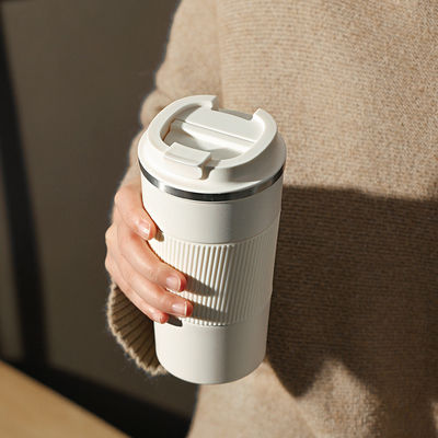 380 ml Kapazität Edelstahl Kaffeebecher für Autofahrten angepasste Farben akzeptiert