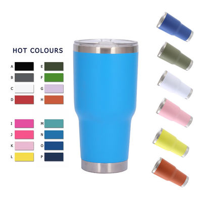 30oz BPA FREE Isolierter Tumbler Edelstahl Vakuumbecher mit Deckel Kunden Logo