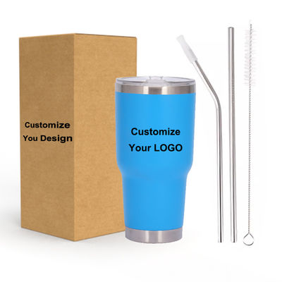 30oz BPA FREE Isolierter Tumbler Edelstahl Vakuumbecher mit Deckel Kunden Logo