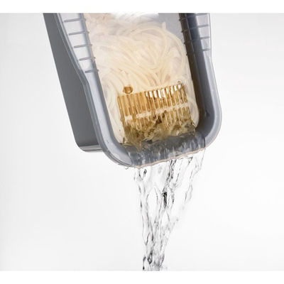 PP-Material BPA-freier Mikrowellenkostkocher mit Portionswerkzeug