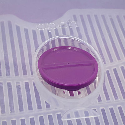 1-Tier-Plastik-Quadrat-Mikrowellen-Dampfer für Gemüse und Reis Party-freundliches Design